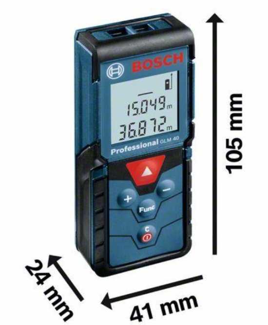 BOSCH LASERSKI DALJINOMJER GLM 40 0601072900