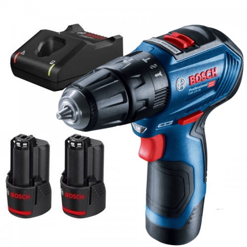 BOSCH AKU UDARNA BUŠILICA GSB 12V-30 12V/2X2AH 06019G9100